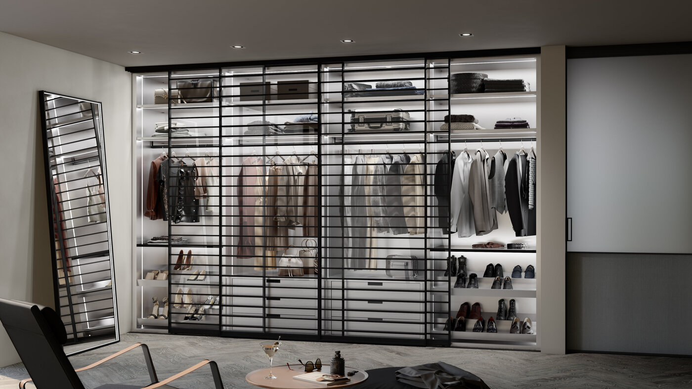 Bild 1527 Einbauschrank mit Gleittür